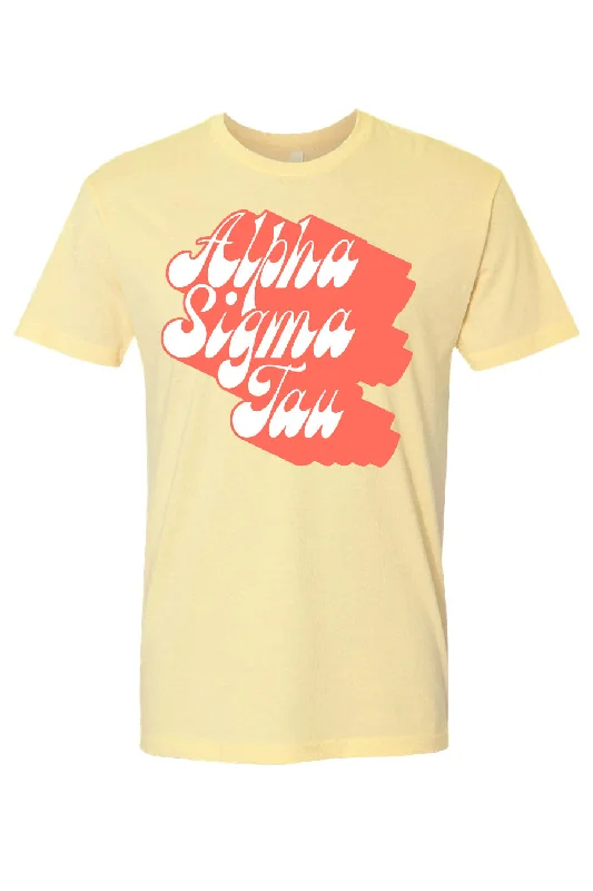 Banana Cream Shadow Script Tee