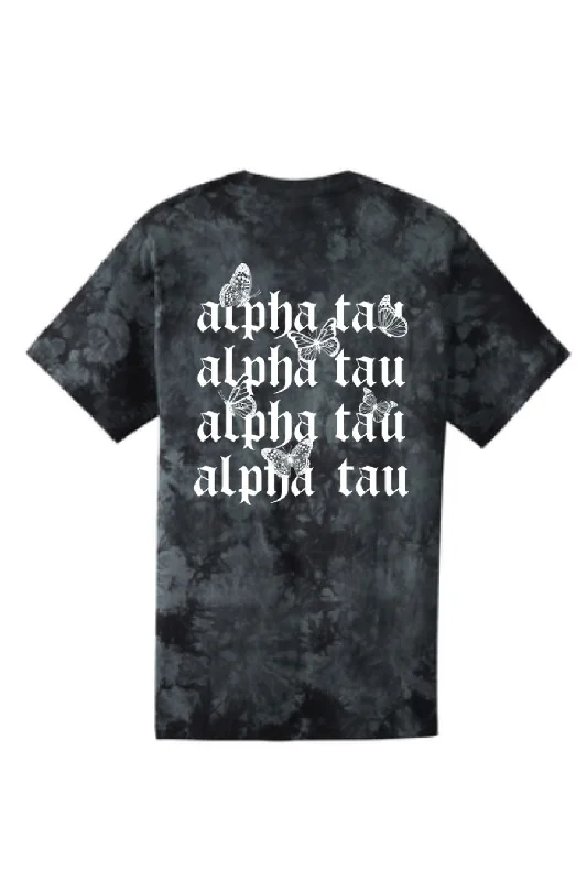 BLack Crystal Tie-Dye Tee