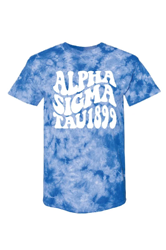 Royal Blue Tie Dye Tee