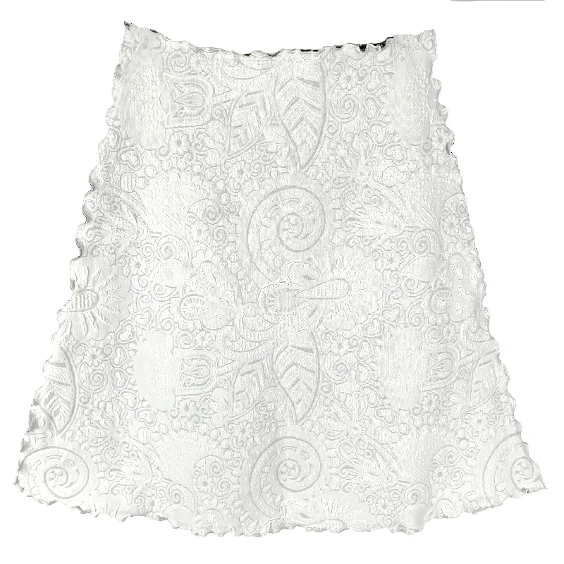 Off White Kila Jacquard Knit Bias Skirt