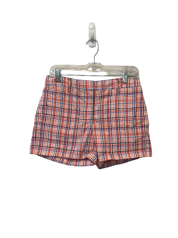 Shorts By Loft In Checkered Pattern, Size: 0