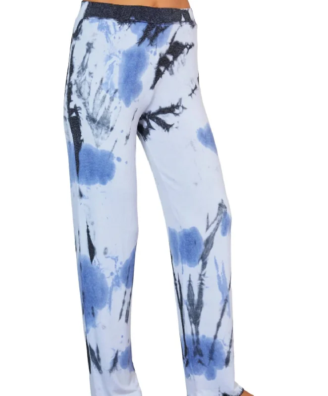 Marble Wash Pants In Peri