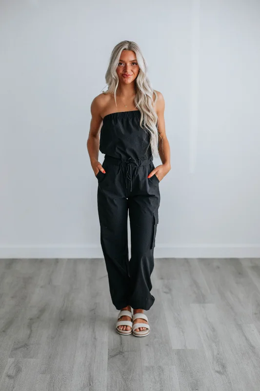 Kamari Active Jumpsuit - Black