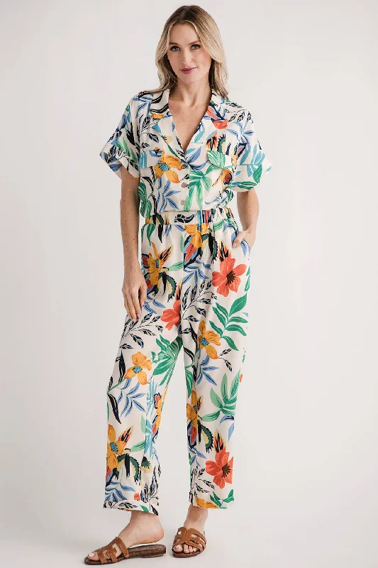 Eesome Floral Print Jumpsuit