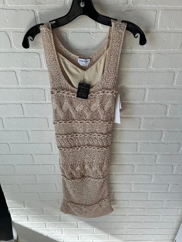 Dress Casual Short By Bebe In Tan, Size: Xs