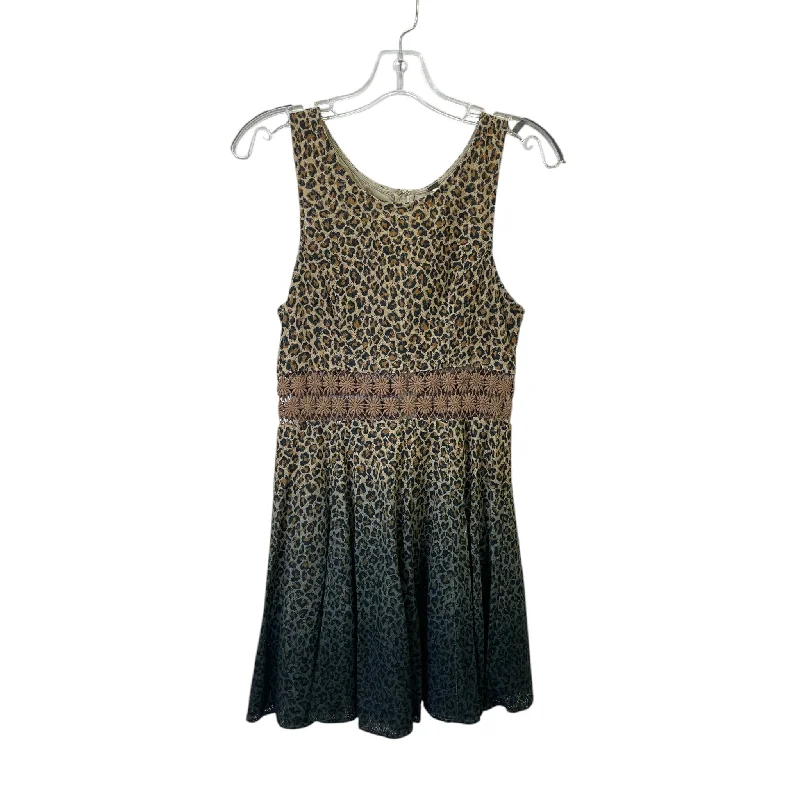 Dress Casual Short By Free People In Animal Print, Size:S