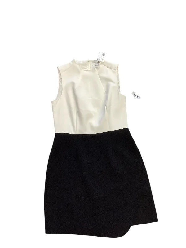 Dress Casual Short By H&m In Black & White, Size: 12