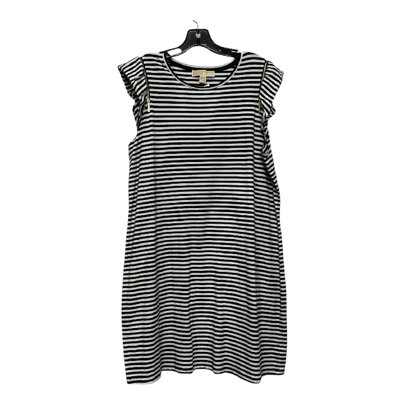 Dress Casual Short By Michael By Michael Kors In Striped, Size: Xl