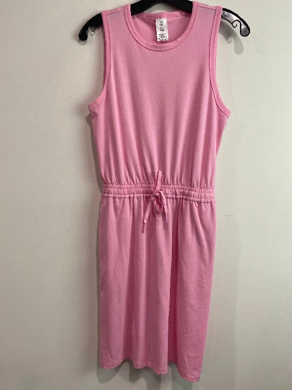 Pink Dress Casual Midi Members Mark, Size Xs