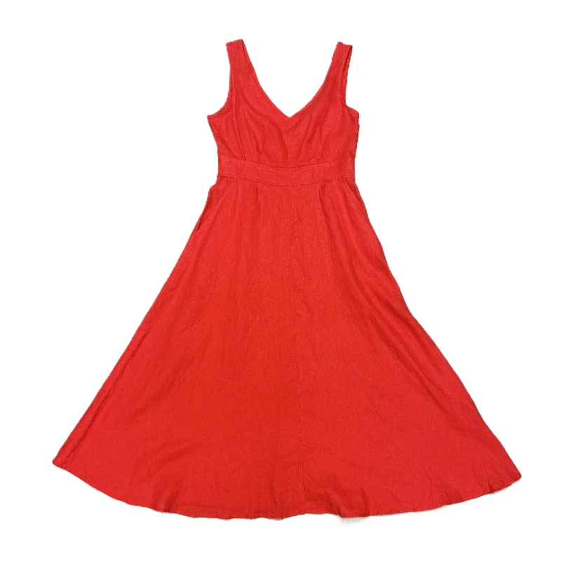 Red Dress Casual Midi By Joie, Size: S