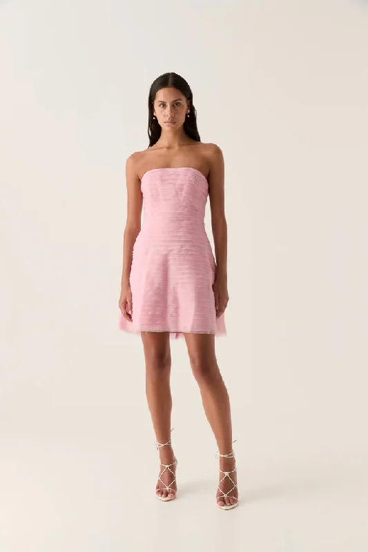 Aje Soundscape Mini Dress - Chalk Pink