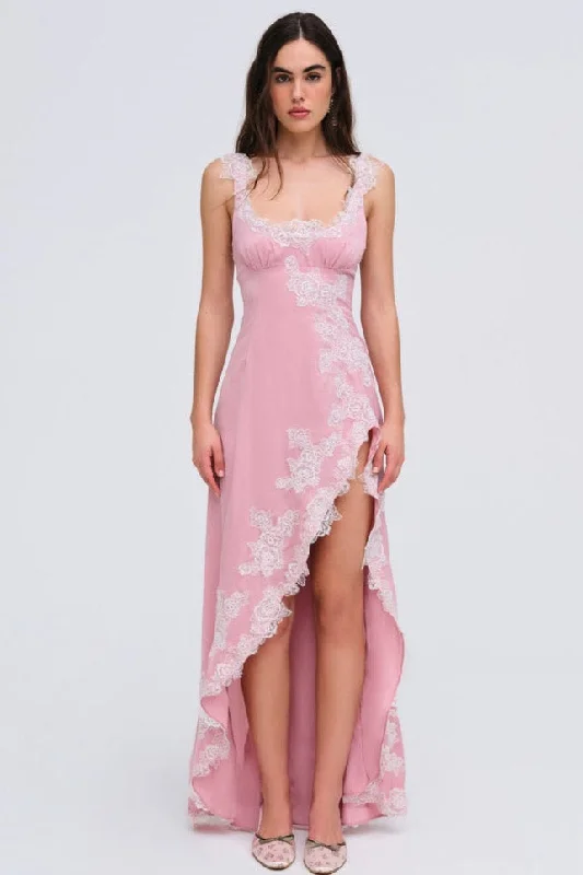 For Love & Lemons Clemence Maxi Dress - Pink