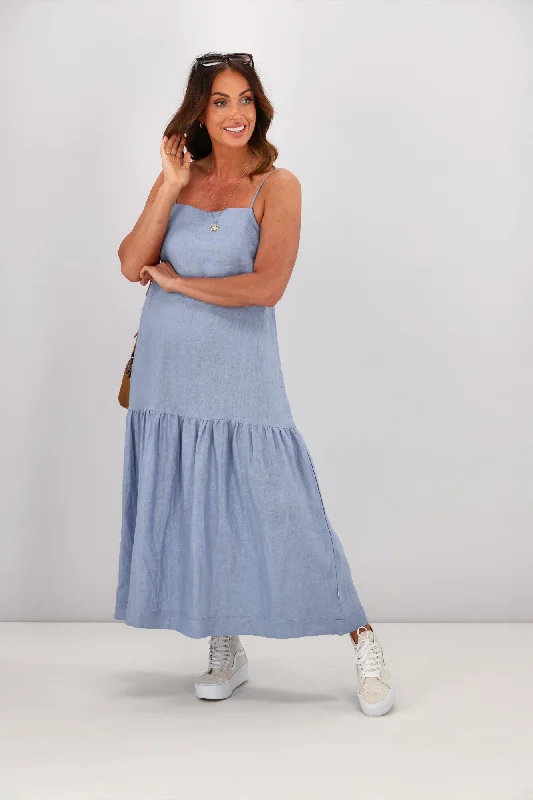 RPM Antoinette Dress Sky Blue