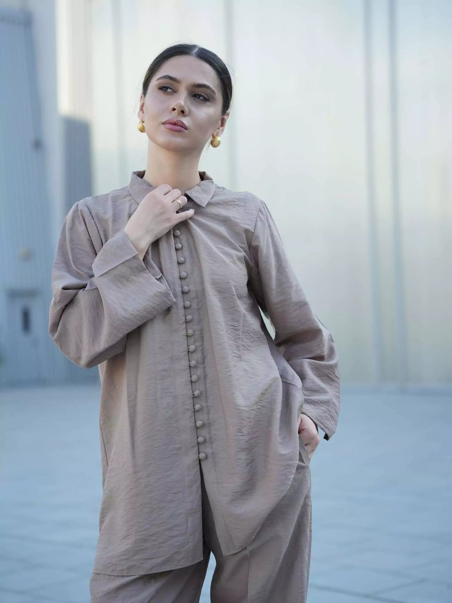 Sepia Linen Shirt